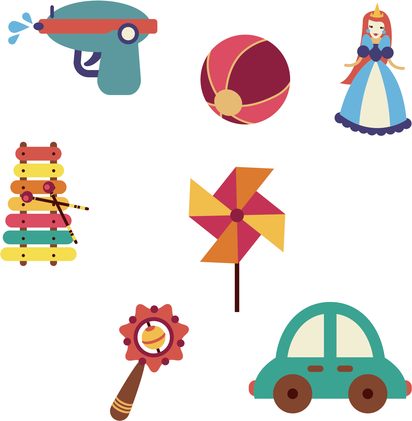 Toy Child Cartoon - Schede Sui Giocattoli In Inglese (1500x1500)