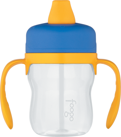 Blue Foogo® Plastic Soft Spout Sippy Cup - Sippy Cup With Spout (387x437)