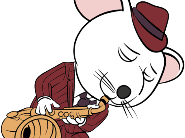 Saxophone Clipart Animated - Coloring Book (640x480)