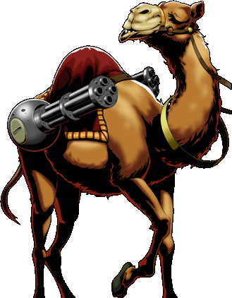 Does Miho Likey Meat Lover's Pizza~ Ouo - Metal Slug Camel (329x422)