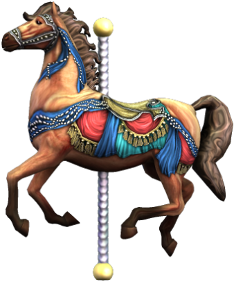 Carousel Horse - Carousel Horse Png (338x406)