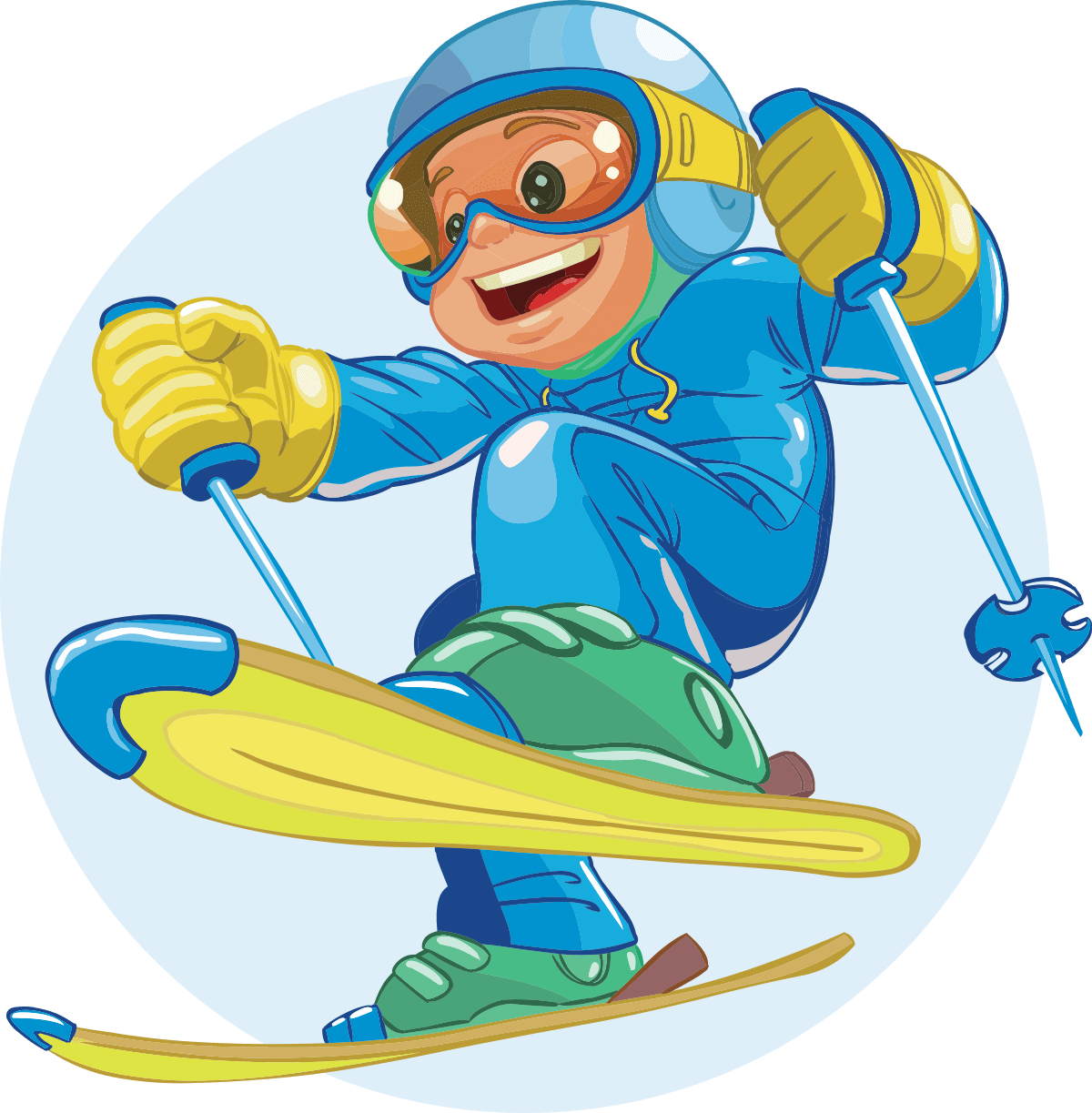 Learn To Ski Or Ride For Free - Ski Kids (1200x1223)