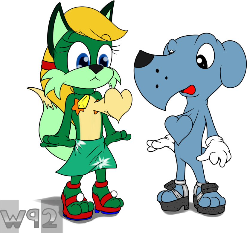 Snowflake And Walter In Sss By Waver92 - Heart (855x846)