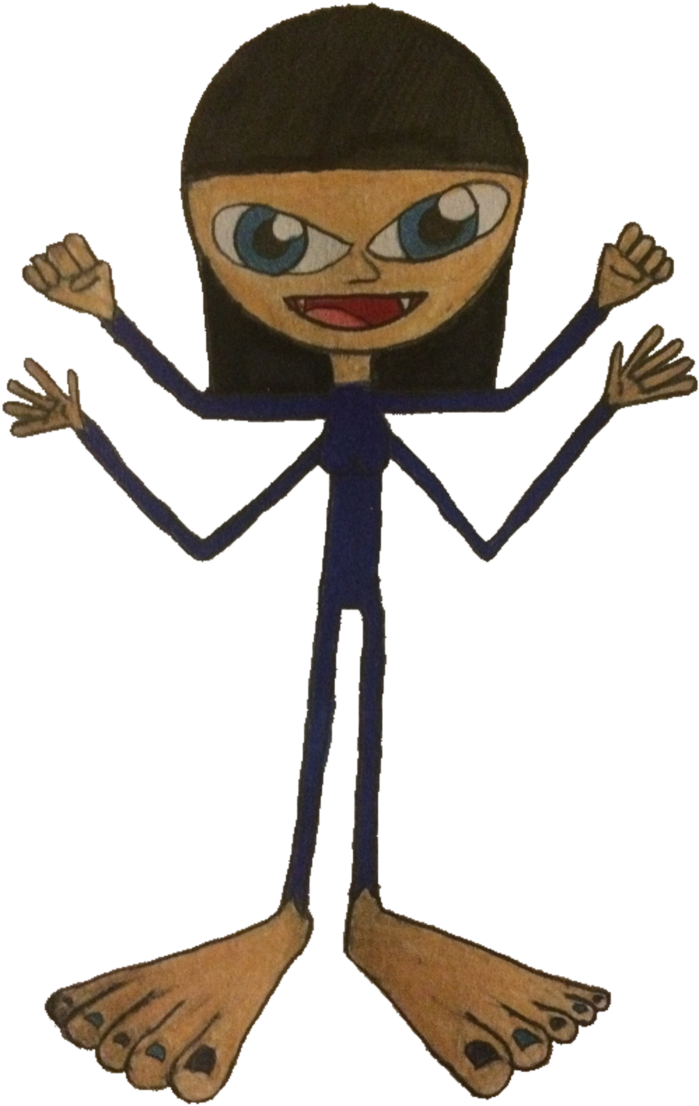 Yeti Girl By Hyperdolphin - Cartoon (713x1120)