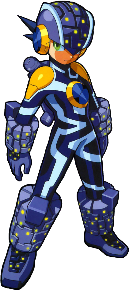 560kib, - Megaman Battle Network Bug Style (453x970)
