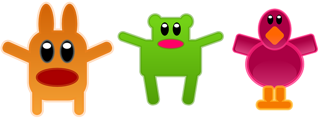 Creature Animals, Flat, Icon, Toy, Creatures, Animal, - 16 Clipart Toys (640x320)