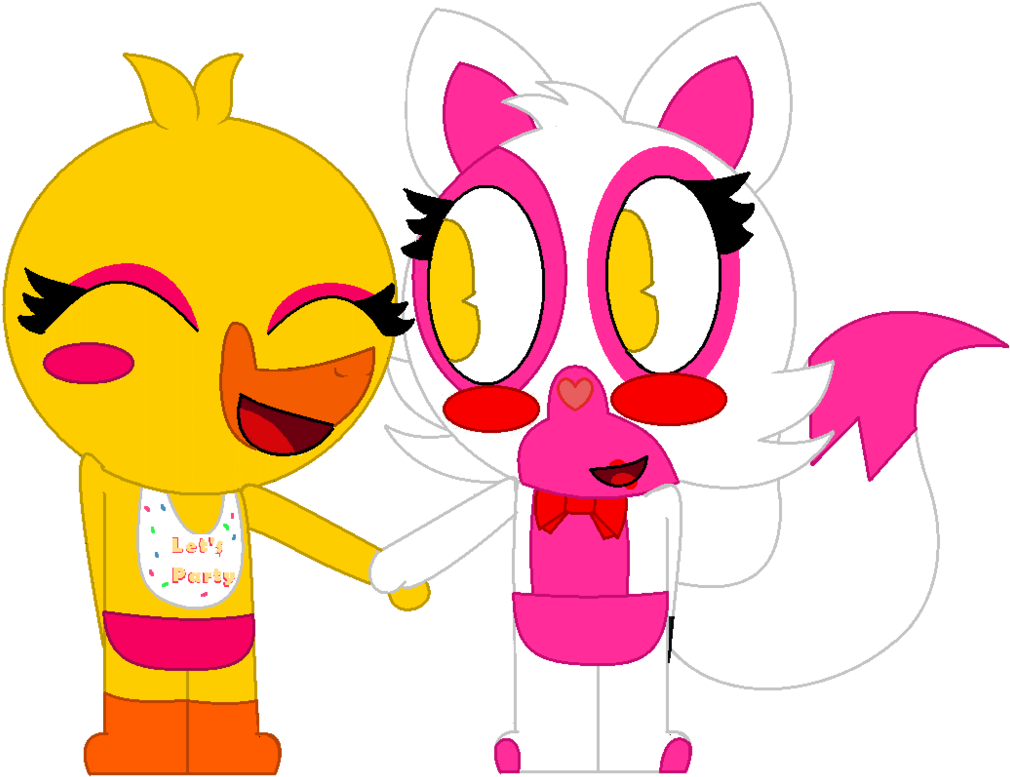 Toy Chica X Funtime Foxy By Child Of Sun - Toy Chica X Toy Foxy (1024x790)