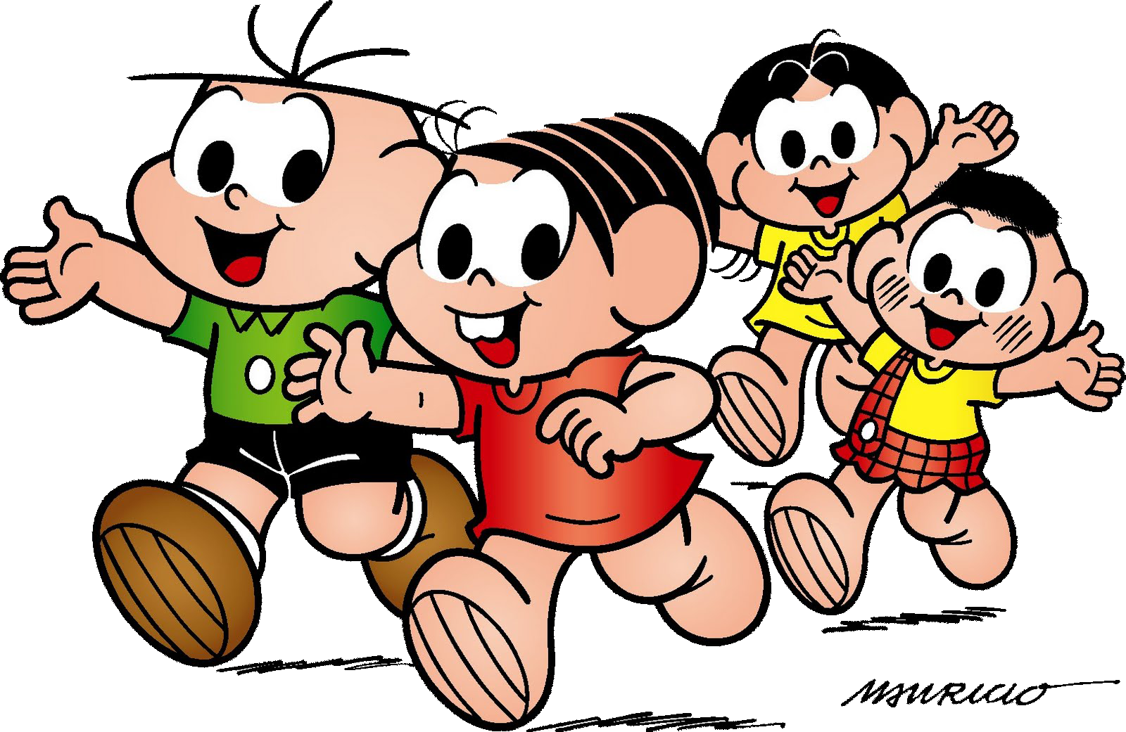 Turma - Jimmy Five By Maurico De Sousa (1600x1041)