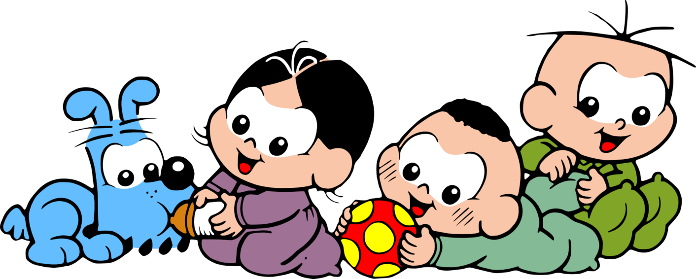 Turma Da Monica Baby By Pmatos1 - Turma Da Monica Vetor (1412x566)