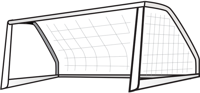Goal Football Net Soccer Goal Goal Goal Go - Soccer Goals Png (680x340)