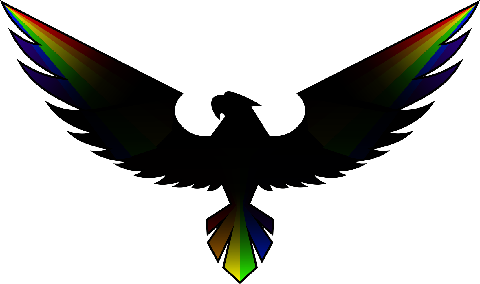 Hockey Net Clip Art - Transparent Hawk Logo (1658x981)