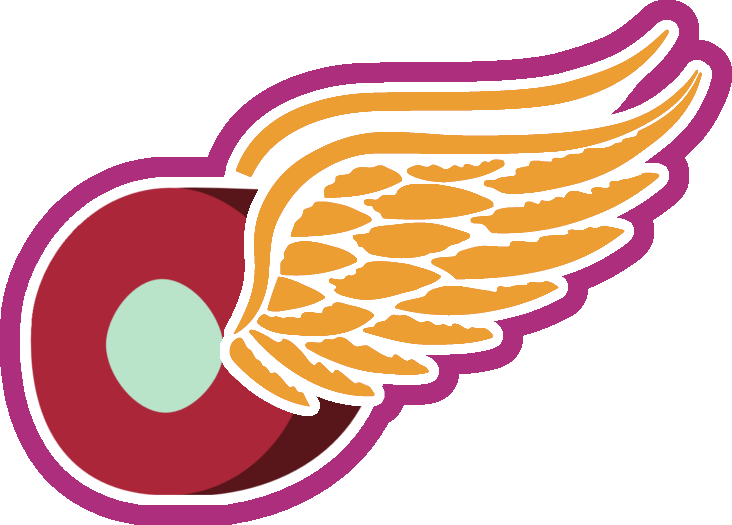 Lyraheartstrngs, Detroit Red Wings, Hockey, Logo, Logo - Nhl Detroit Red Wings (732x525)