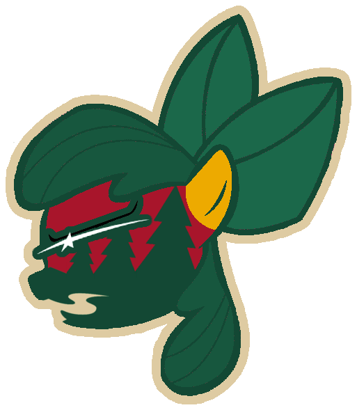 Apple Bloom, Artist - Team Logo Minnesota Wild (513x589)