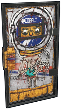 Cobalt Graffiti Door - Cartoon (360x360)