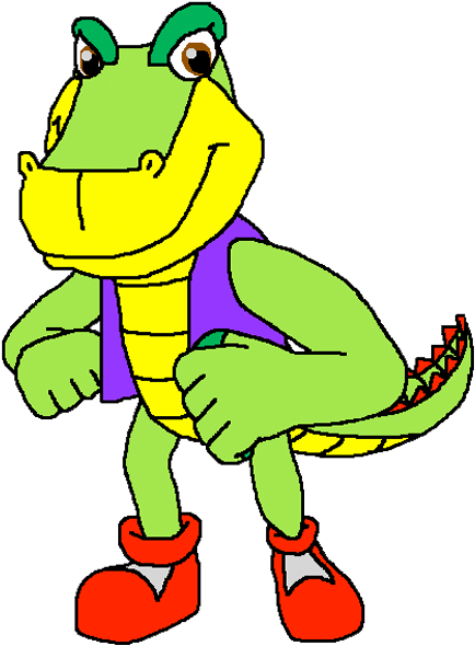 Rudy The Alligator By Kylgrv - Cartoon (485x628)