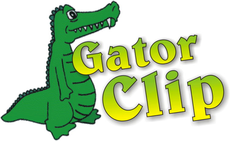 Pin Gator Clip Art - American Crocodile (800x495)
