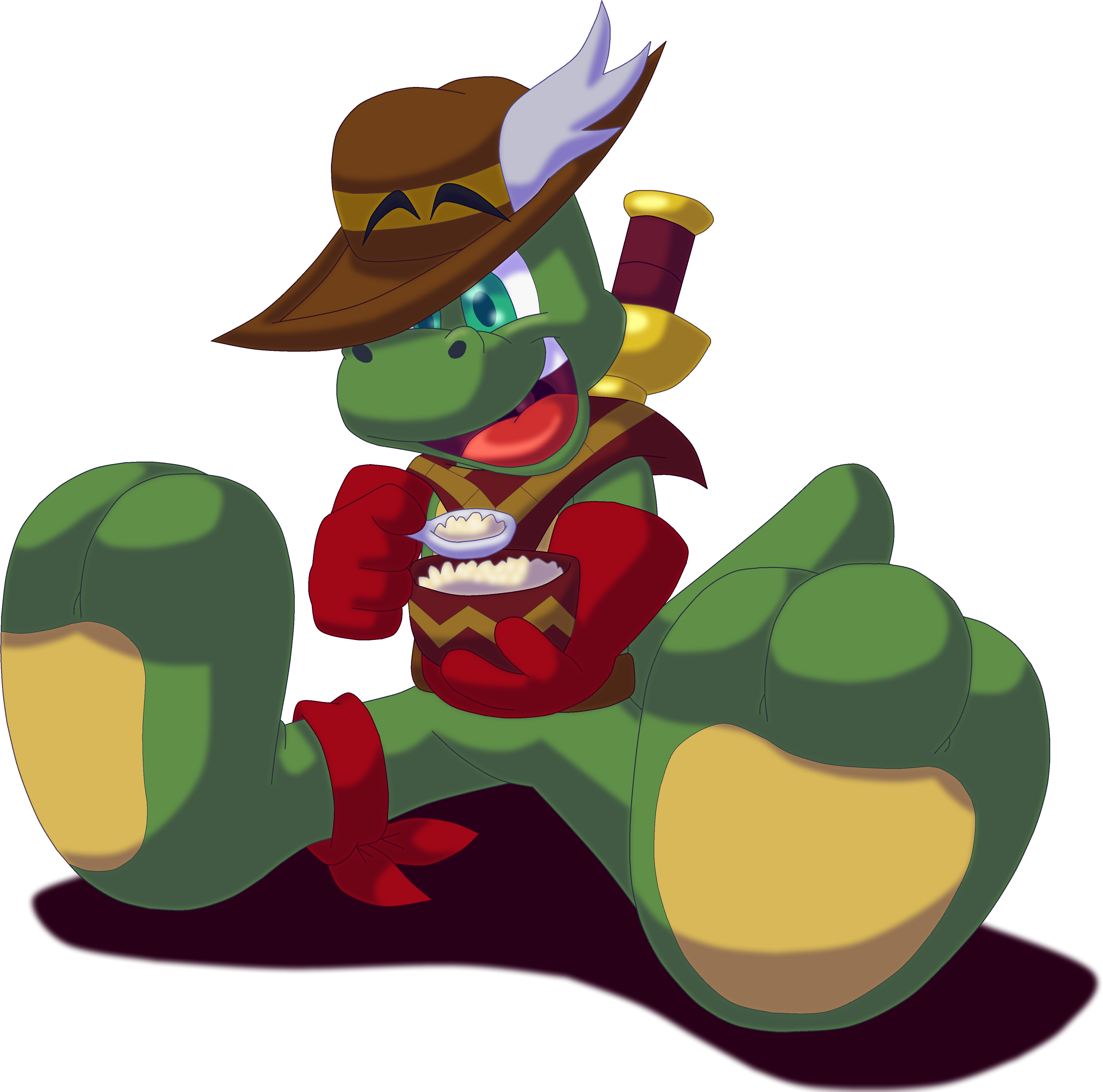 Crusader Gator - Rice - Rice (4372x4283)