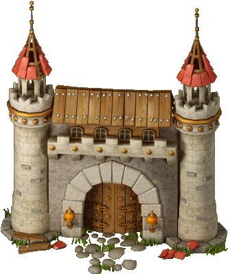 Gate Clipart Castle Gate Sc 1 St Dumielauxepices - Kingdom Castle Png (398x398)