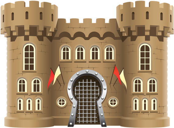 Cartoon Home Door Royalty Free Cliparts, Vectors, And - Castle Clip Art (640x480)