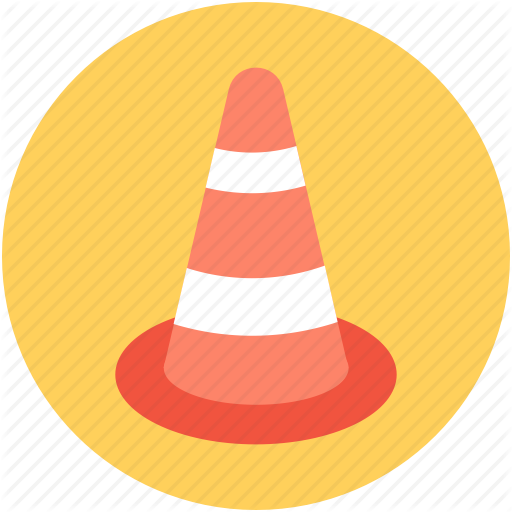 Cone Clipart Road Closed - Traffic Cone (512x512)