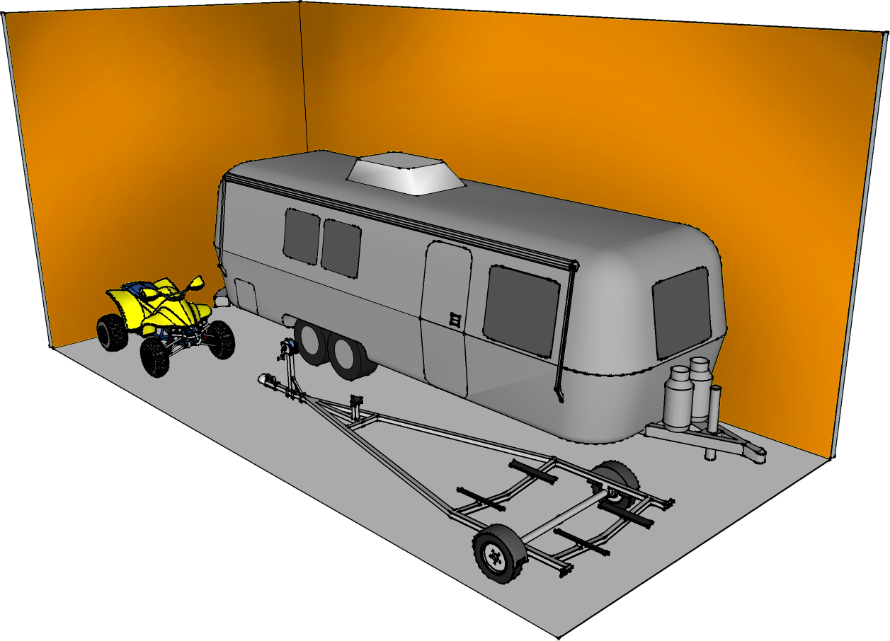 15' Width X 31' Depth X 15' High Bay Door Self-storage - Qc-storage: Mini & Self-storage In Davenport, Iowa (1257x906)
