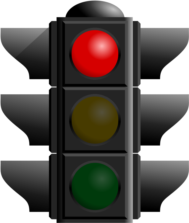 Free Slow Road Sign Free Traffic Light Red Dan Ge 01 - Garrett Morgan Traffic Light (696x800)