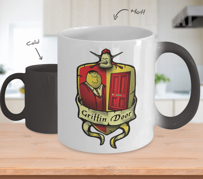 Griffin Door Color Changing Mug Coffee Mug Teepeat - South African Living In The Uk (680x600)