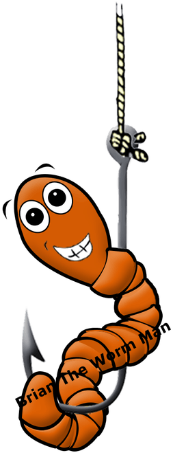 Worms Png Transparent Worms - Worm On Hook Cartoon Png (1024x1024)