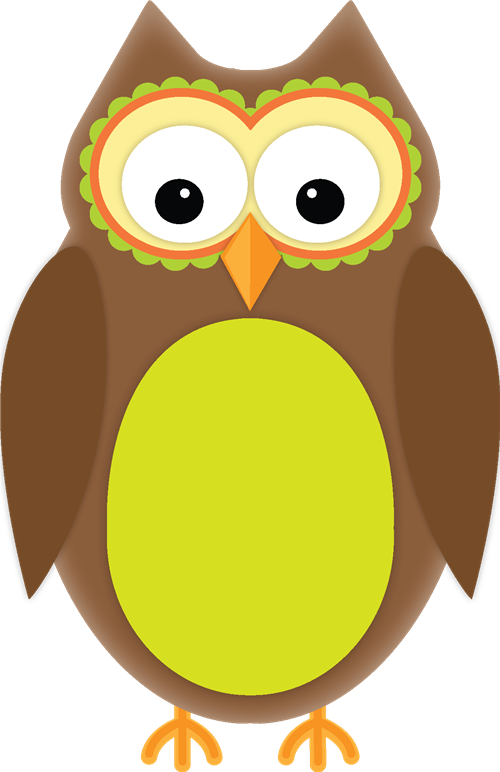 Owl Books Owl - Cartoon (500x772)