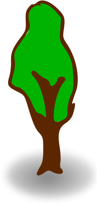 Illustration Of A Small Cartoon Tree - Cartoon Tree With Transparent Background (958x958)