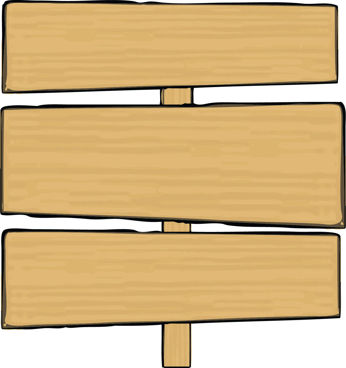 Di Tepi Pantai Yang Indah - Wood Sign Boards 4 Png (1370x1458)