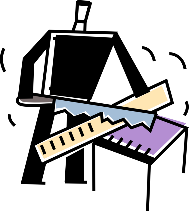 Vector Illustration Of Do It Yourself Home Improvement - Vector Illustration Of Do It Yourself Home Improvement (628x700)