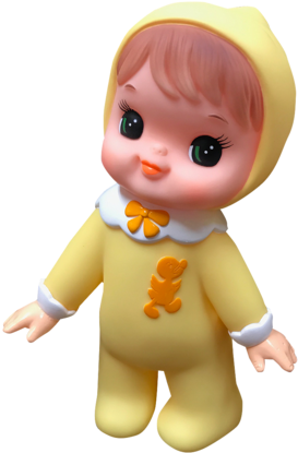 Waiwai Doll Yellow - Hihi Dolls (334x480)