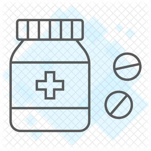 Pill Bottle Icon - Medicine (512x512)