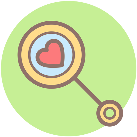 Heart Baby Rattle Circle Icon Transparent Png - Crystal Castles Sad Face (512x512)