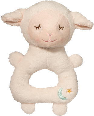 Lamb - Baby Rattle (450x450)