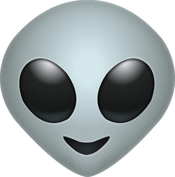 The World Widest Choice Of Designer Wallpapers And - Alien Emoji Transparent Background (593x600)