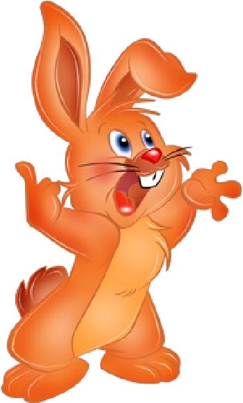 Red Rabbit Clipart - Red Bunny Clipart (600x600)