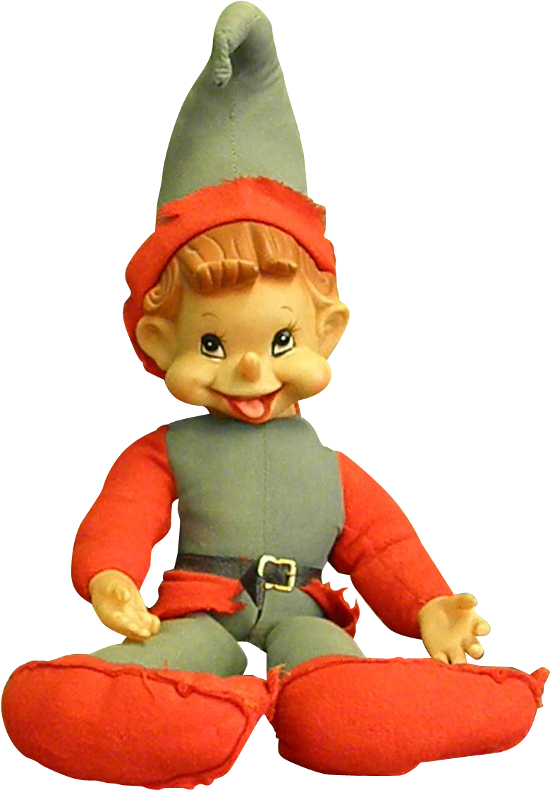 Rushton Star Creations Elf/pixie Rubber Face Toy - Doll (1119x1119)