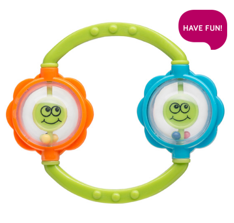 Double Circle Rattle - Babyono 669 Grzechotka Dwie Kule (1100x1100)