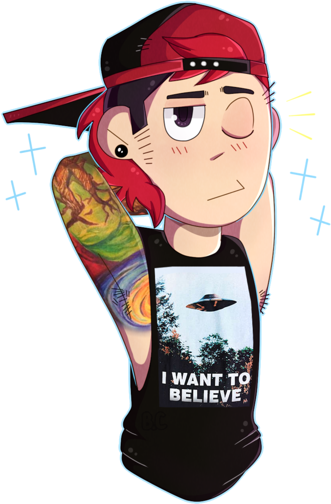 Josh Dun By B3r3 - Want To Believe Poster (756x1056)