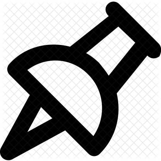 Push Pin Icon - Drawing Pin (512x512)