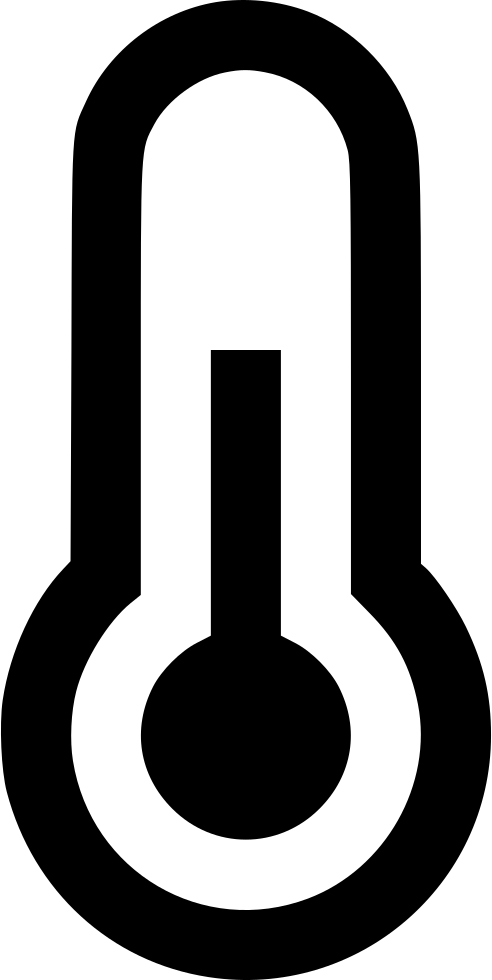 Temperature Thermometer Warm Comments - Circle (492x980)