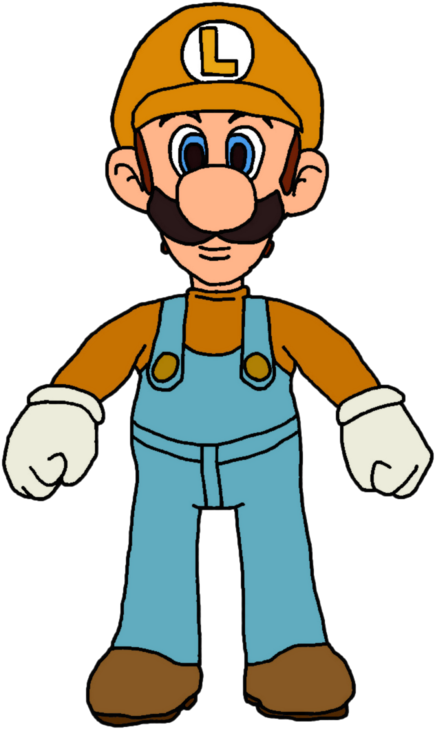 Smash By Katlime - Luigi Space (643x1070)