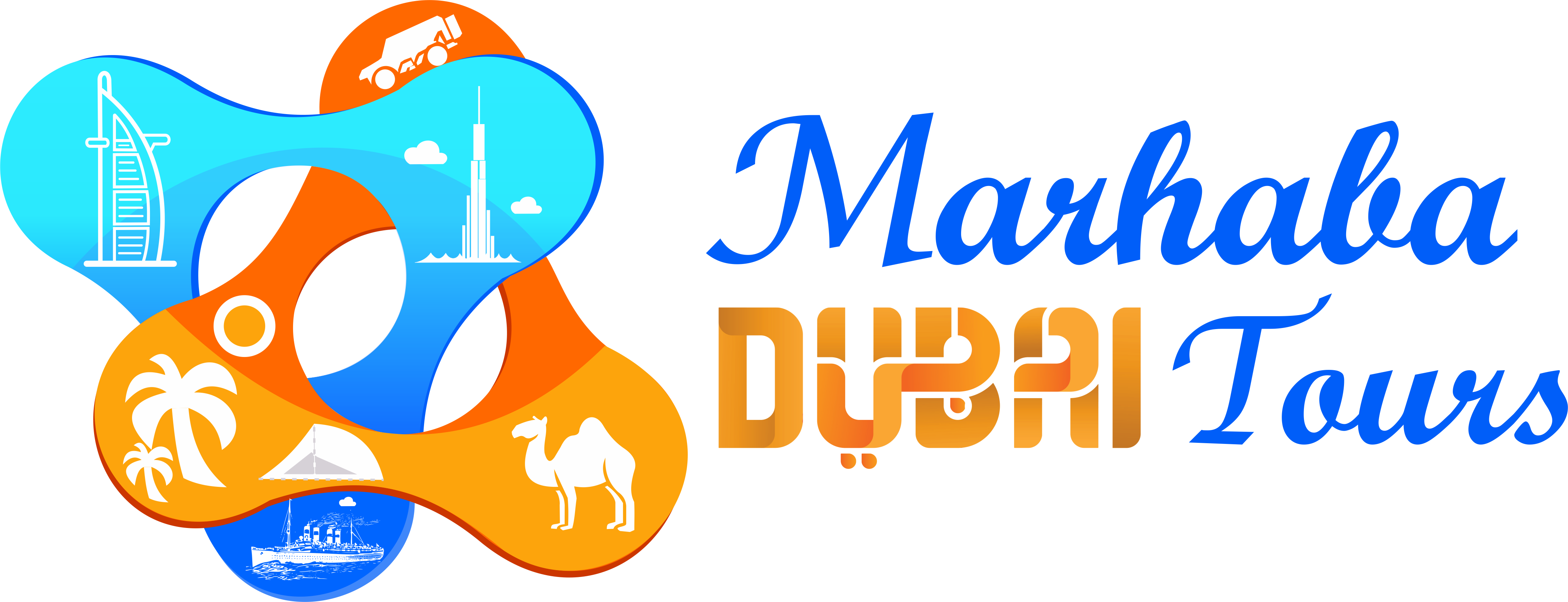 Welcome To Marhaba Dubai Tours - Graphic Design (4382x1683)