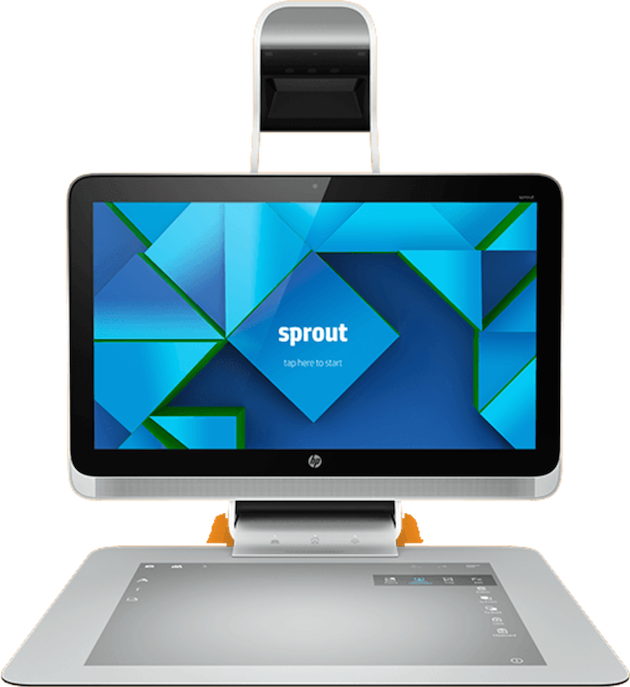 Hp's New 3-d Touch Computer Feeldesain Sprout04 - Sprout Hp (630x687)