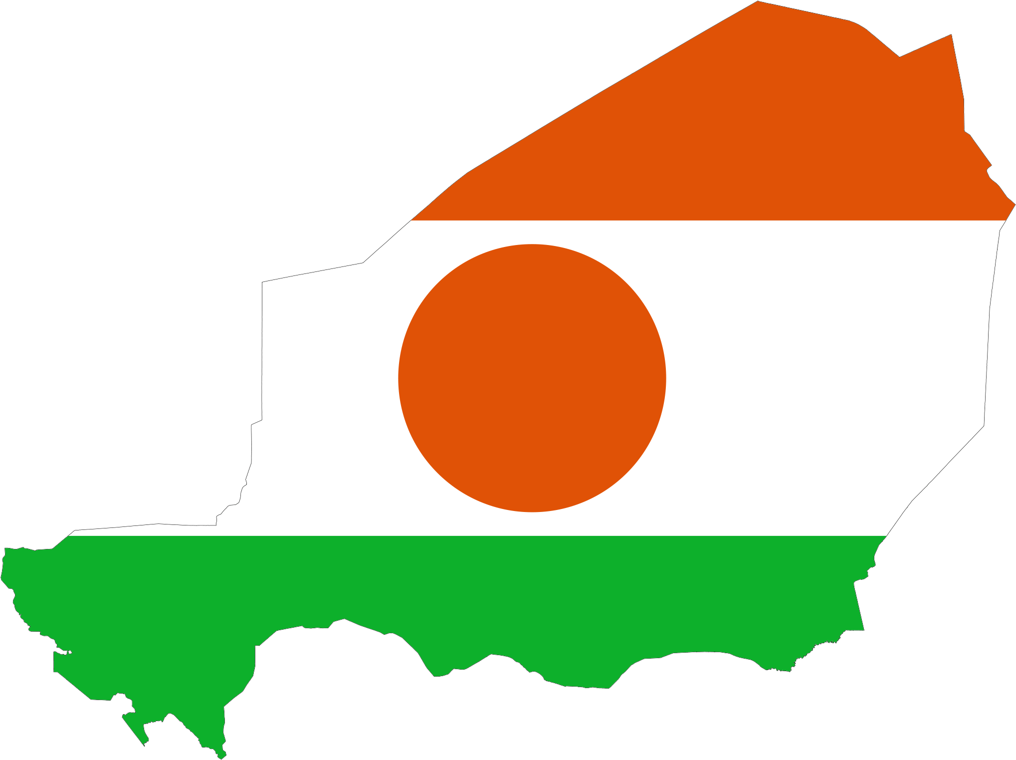 Picture - Niger Flag Clip Art (2048x1536)