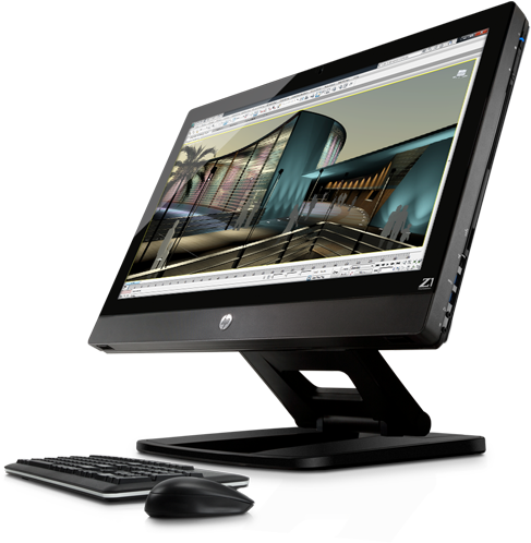 Hp Introduces 27 Inch All In One Workstation - Workstation All In One (512x511)
