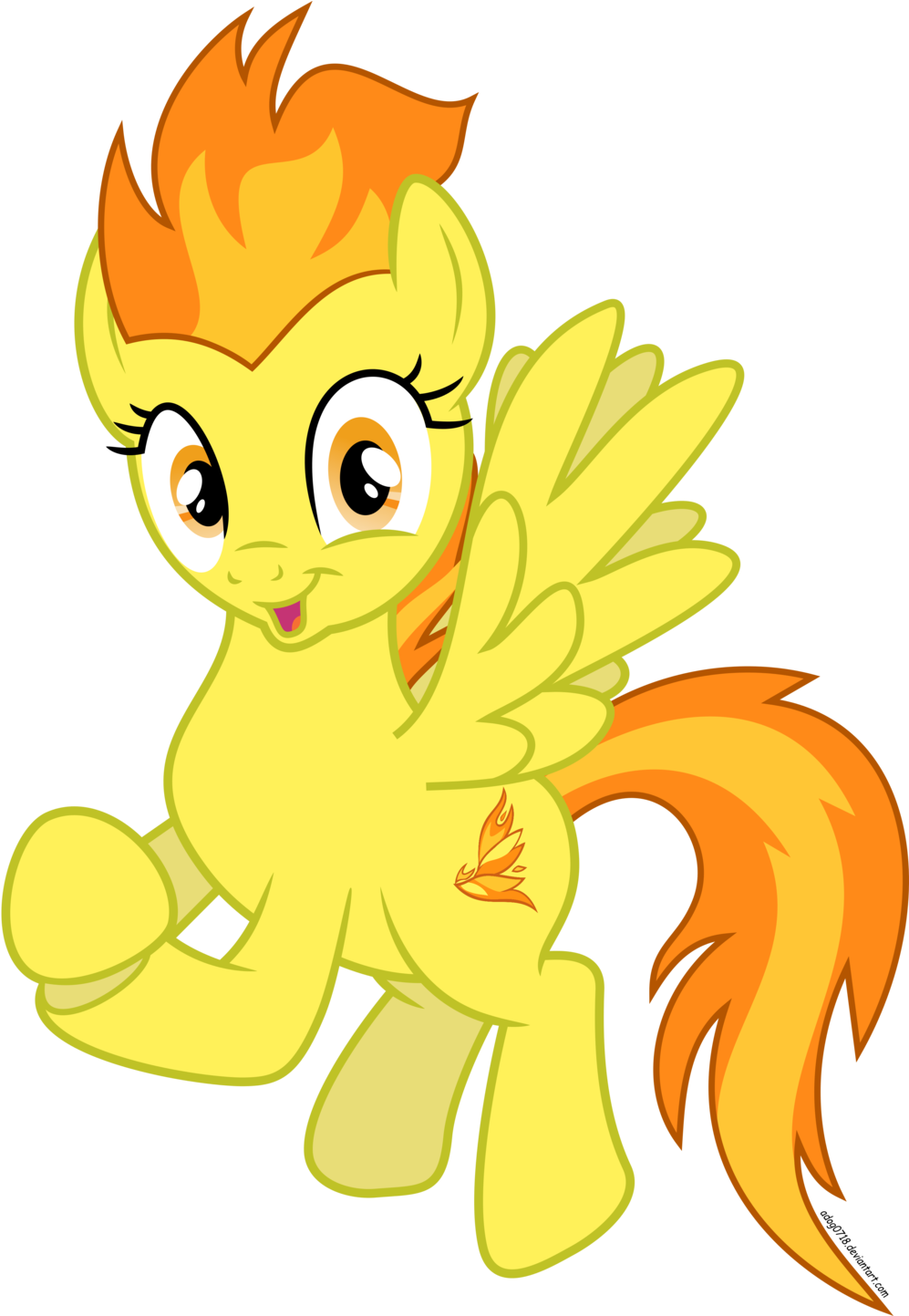 Spitfire Says Bravo By Adog0718 Spitfire Says Bravo - Mlp Spitfire Vector (1024x1442)