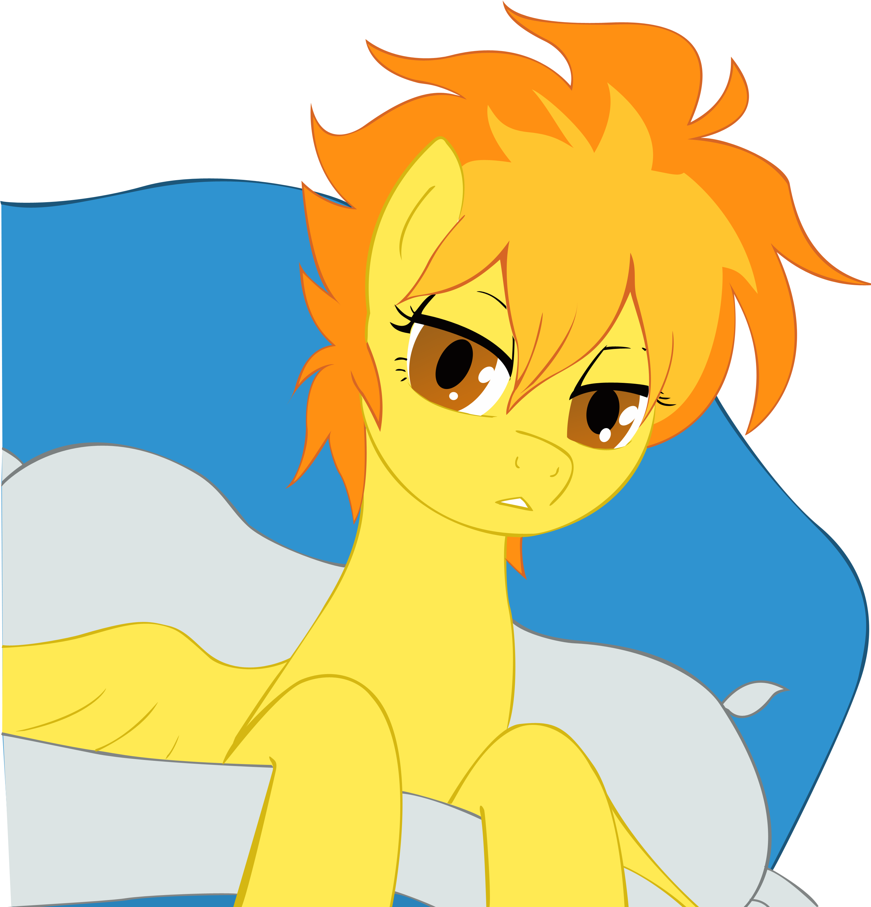 Good Morning Spitfire Vector By Zombiepony1 Good Morning - Cartoon (3000x3225)